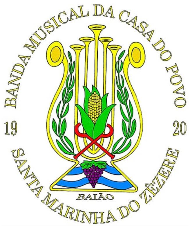 Logotipo da Banda Musical da Casa do Povo de Santa Marinha do Zêzere